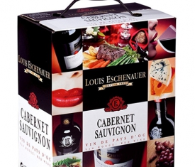 Rượu vang bịch pháp Louis Eschenauer 5 lít ( có 3 lít)
