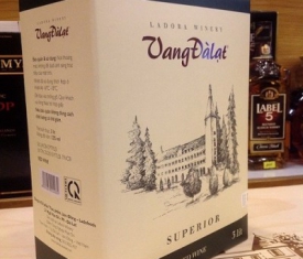 Rượu Vang Đà Lạt Superior Hộp 3 Lít
